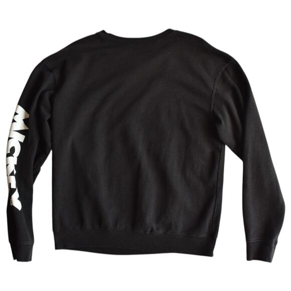Disney Mickey and Friends Black Cotton Blend Comfy Crewneck Sweatshirt Medium - Picture 5 of 6